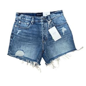 NWT Lucky Brand Shorts 90s Midi Shorts in Jet Lag Womens 27